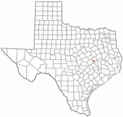موقعیت Hearne, Texas