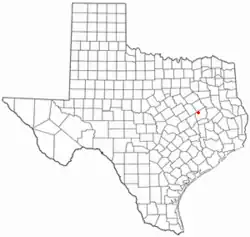 موقعیت Jewett, Texas
