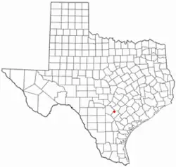 موقعیت La Vernia, Texas
