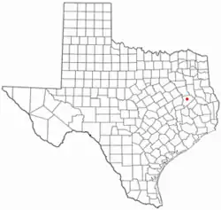 موقعیت Latexo, Texas