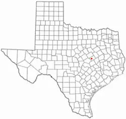 موقعیت Lott, Texas