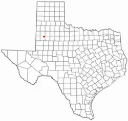 موقعیت Meadow, Texas