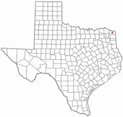 موقعیت New Boston, Texas