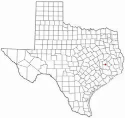 موقعیت New Waverly, Texas