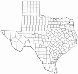 موقعیت Omaha, Texas