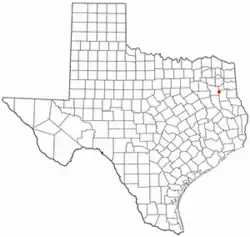 موقعیت Overton, Texas