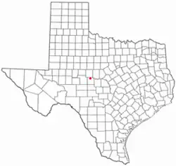 موقعیت Paint Rock, Texas