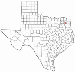 موقعیت Pittsburg, Texas