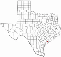 موقعیت Point Comfort, Texas