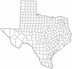 موقعیت Quanah, Texas