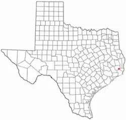 موقعیت Rose Hill Acres, Texas