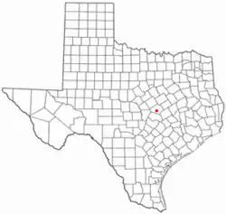 موقعیت Salado, Texas