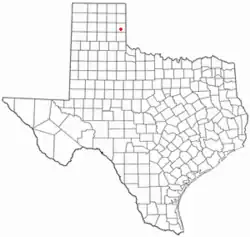 موقعیت Shamrock, Texas