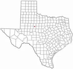 موقعیت Sweetwater, Texas