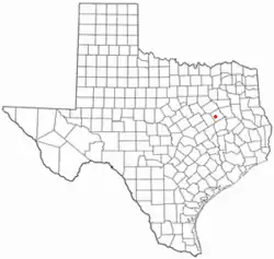 موقعیت Teague, Texas