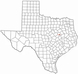 موقعیت Thornton, Texas