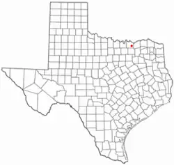 موقعیت Tom Bean, Texas