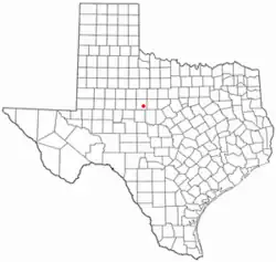 موقعیت Tuscola, Texas