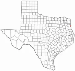 موقعیت Waskom, Texas