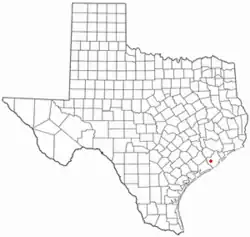 موقعیت West Columbia, Texas