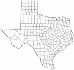 موقعیت Whitewright, Texas