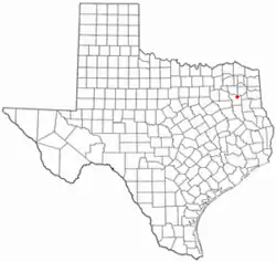 موقعیت Winona, Texas