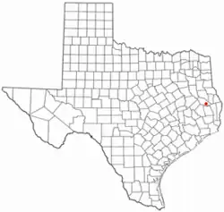 موقعیت Zavalla, Texas