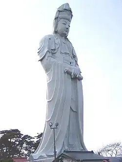Takasaki White Wear Kannon Statue