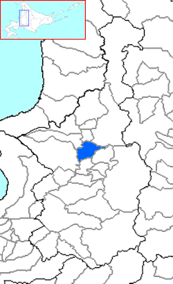 موقعیت Takikawa در هوکایدو (Sorachi)