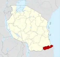 Location in Tanzania