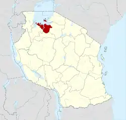 Regional map before partition in 2012