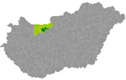 موقعیت ناحیهٔ تاتابانیا در نقشه