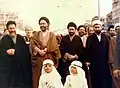 حضور محمد بهشتی در راهپیمایی تاسوعا و عاشورای ۱۳۵۷