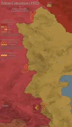 تبادلات ارضی بین ایران و ترکیه در عهدنامه ۱۳۱۰ تهران و پس از آن
