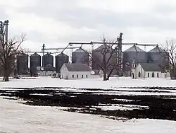The community of Tenney, viewed from the northeast