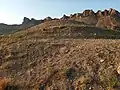 نمایی از تپه پشت پشته