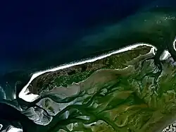 Satellite photo of Terschelling