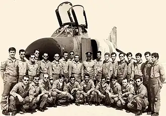 اولین اسکادران تخصصی جنگنده اف-۴ دی در شیراز-۱۹۷۱.
