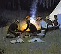 شام شکارچیان ج. ۱۹۰۹، موزه ملی کابوی و میراث غربی، اوکلاهما سیتی، اوکلاهما
