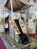 The throne of Muhammad Ali Shah