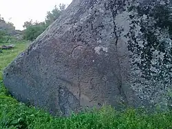 بقایای سنگ‌نوشته ساسانی مشکین‌شهر