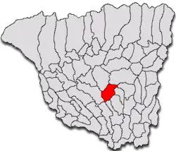 Location of Țicleni