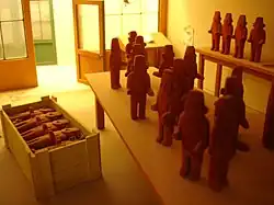 ماکت یک کارگاه مجسمهسازی.