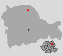 Location of Târgu Neamț