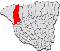 Location of Tismana