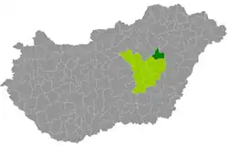 موقعیت ناحیهٔ تیسافورد در نقشه