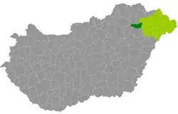 موقعیت ناحیهٔ تیساواش‌واری