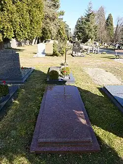 سنگ قبر احمدرضا پهلوی