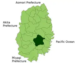 موقعیت Tōno