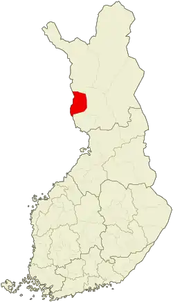 موقعیت ناحیه دره تورنه
Torne Valley